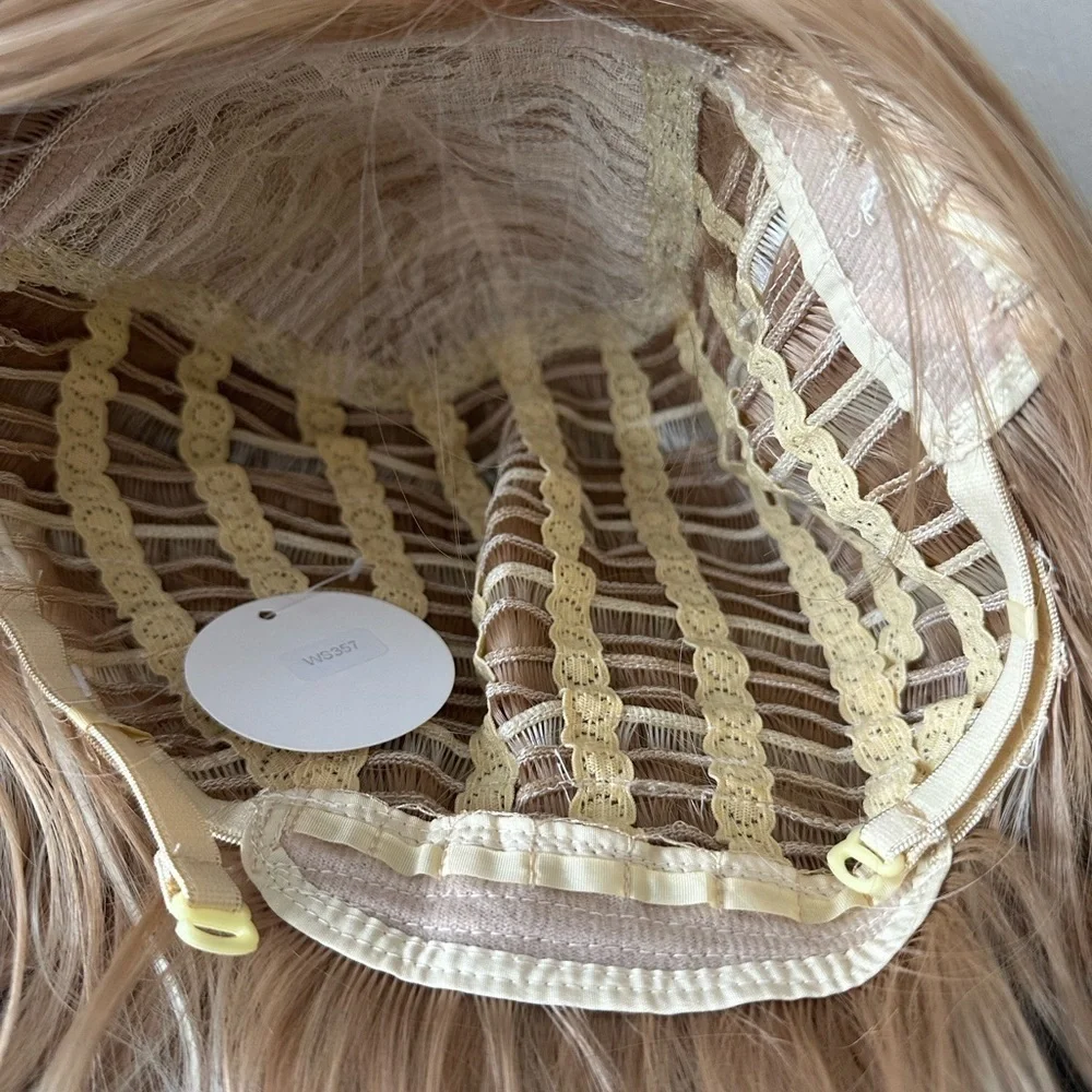 Natural Wig Shoulder Length Straight Highlights